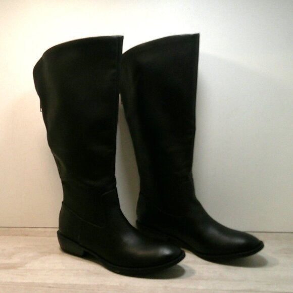 BOC Black Heeled Boots - Picture 5 of 11
